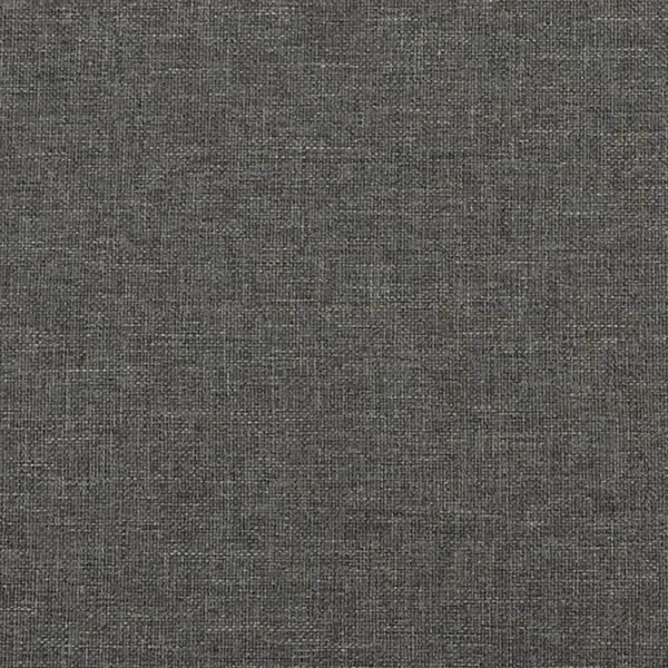 Bettgestell mit Kopfteil Dunkelgrau 140x200 cm Stoff [347416] Bild 8