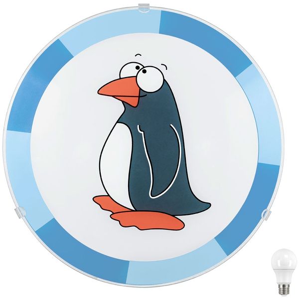 LED Wandleuchte Deckenlampe für Kinder mit Pinguin Motiv