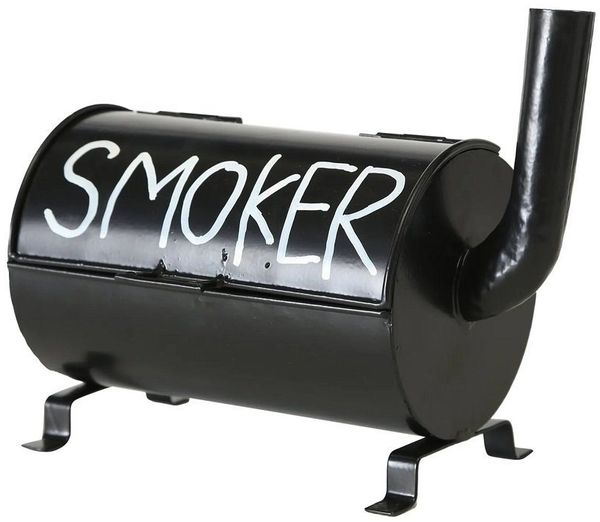 BOLTZE GRUPPE GmbH Aschenbecher Aschenbecher Smoker Sturmaschenbecher schwarz