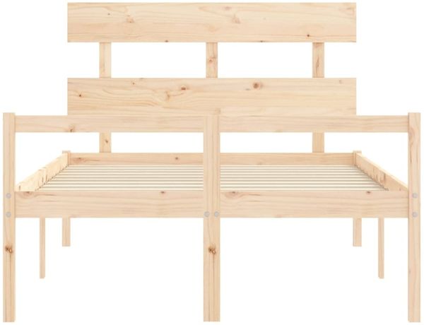 vidaXL Seniorenbett mit Kopfteil 120x200 cm Massivholz 3195346 Bild 6