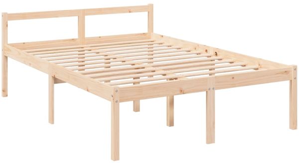vidaXL Seniorenbett mit Kopfteil 120x200 cm Massivholz 3195346 Bild 9