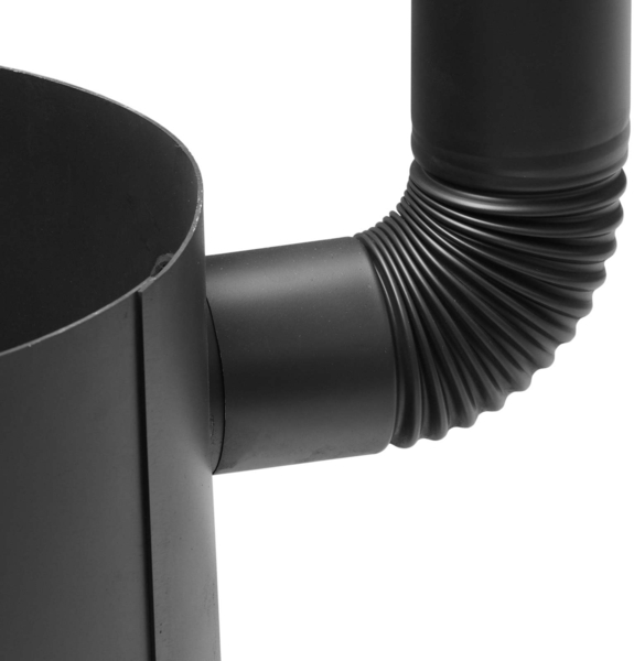 Ø36 Uchag 2mm stahl Utschak mit Abzugsrohr Utschag Campingofen 8L Gusseisen Kazan mit Gusseisen Deckel-Bratpfanne Kasan Feuerstelle Feldküche Bild 8