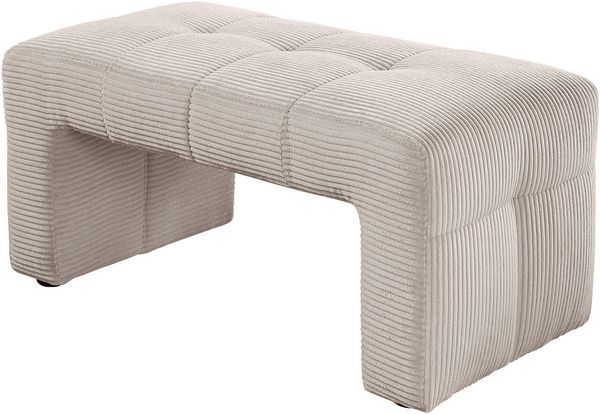 exxpo - sofa fashion Hockerbank Barista Hockerbank mit hoher Bodenfreiheit, Sitz gepolstert,Breite ca. 100 cm