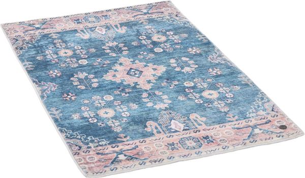 TOM TAILOR HOME Badematte Oriental Bath ONE, Höhe 7 mm, rutschhemmend beschichtet, fußbodenheizungsgeeignet, strapazierfähig, Polyester, rechteckig, Badteppich, Orient-Optik, Vintage Design, waschbar