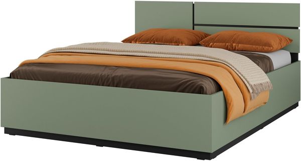 OTTO home Bett Cross, moderner Bettrahmen, Doppelbett in zwei Grössen, stabiles Bettgestell