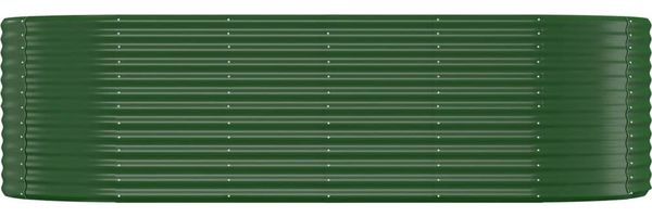 vidaXL Hochbeet Verzinkter Stahl 249x100x68 cm Grün 319063 Bild 3