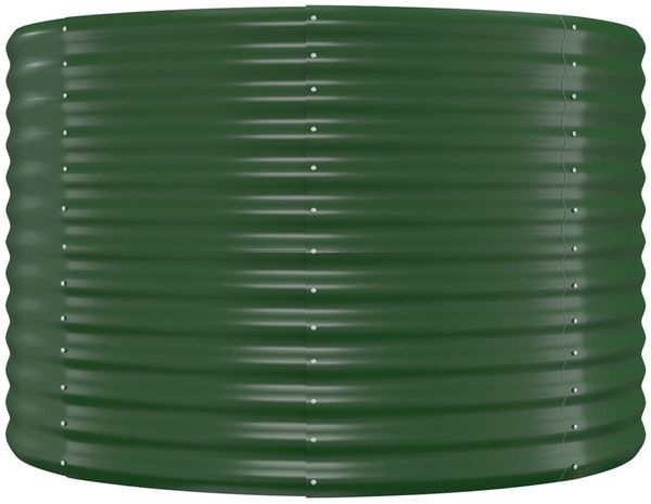 vidaXL Hochbeet Verzinkter Stahl 249x100x68 cm Grün 319063 Bild 4