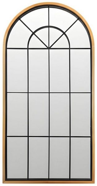 EDAXO Wandspiegel Großer dekorativer Wandspiegel ARCUS, 110 x 56 cm, Fensterstil