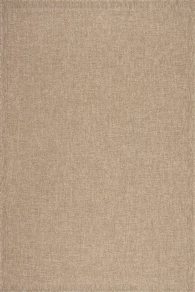 the carpet Teppich Kansas, rechteckig, Höhe: 1 mm, moderner robuster In und Outdoor Teppich Jute Look