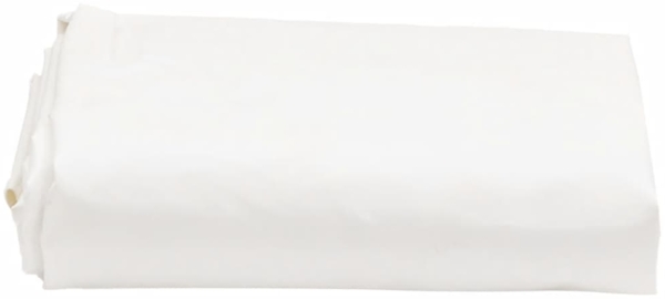 vidaXL Abdeckplane Weiß Ø 2,8 m 650 g/m² 156231