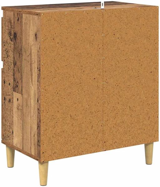 vidaXL Sideboard mit Schubladen Altholz 60 x 35 x 70 cm Holzwerkstoff 881209 Bild 8