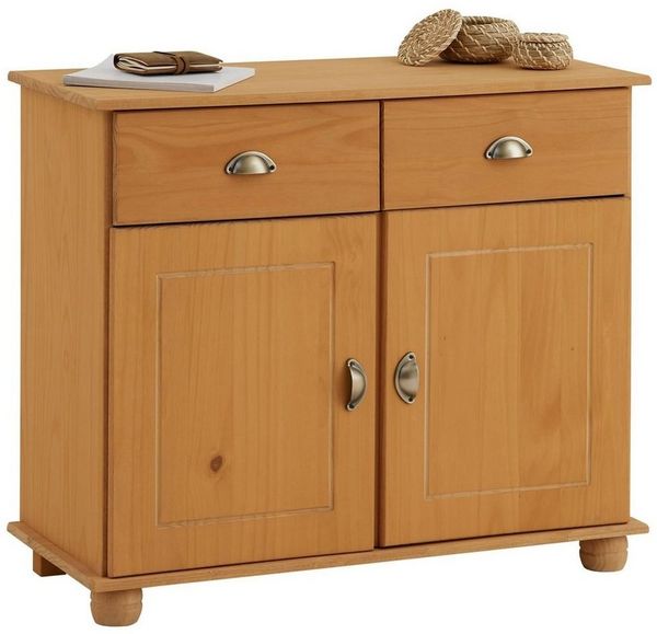 IDIMEX Kommode COLMAR, Kommode Anrichte Schrank Möbel Holz Kiefer massiv 2 Türen