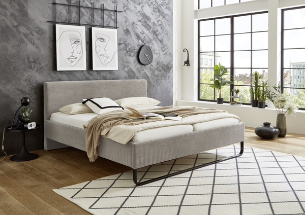 Meise Möbel Polsterbett Swing, 180x200 cm, taupe