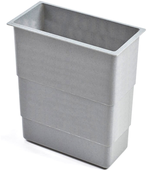 HAILO 1133079 Putzmittelkorb 4,1 Liter grau für Abfallsorter XXL / Ersatzeimer Bild 1