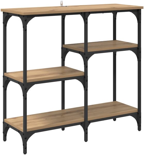 Konsolentisch, Beistelltisch, Konsole Artisan-Eiche 80 x 29 x 75 cm Holzwerkstoff