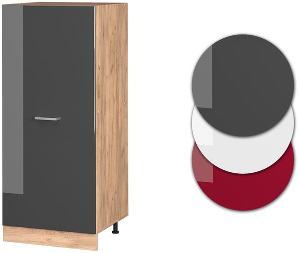 Vicco Küchenschrank Küchenzeile R-Line, Anthrazit Hochglanz, Vorratsschrank 60 cm Bild 6