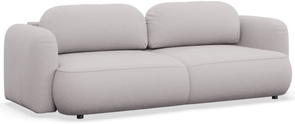 Selsey 'Tvoya' 3-Sitzer Schlafsofa mit Chenille-Bezug, Graubeige