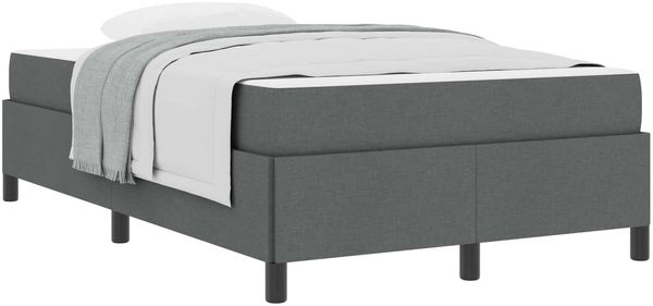 vidaXL Boxspringbett Dunkelgrau 120 x 200 cm Stoff 3398851 Bild 2