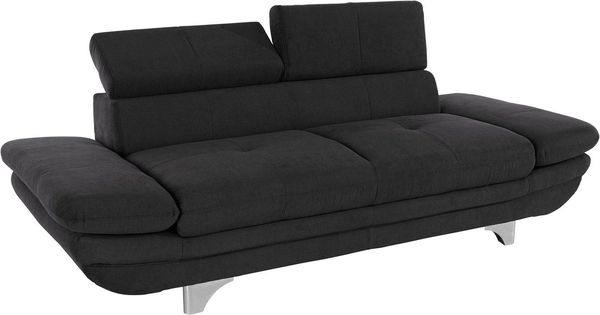 COTTA 2-Sitzer Enterprise, Big-Sofa, mit Armteilverstellung & Kopfteilverstellung