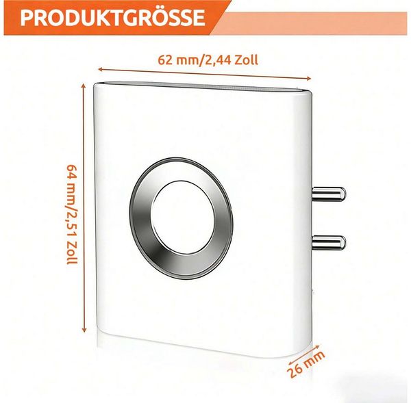 VIVIHEYDAY LED Nachtlicht LED-Bewegungssensor-Nachtlicht, Plug-in Wandleuchte, für Schlafzimmer/Flur/Treppenhaus
