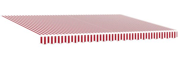 vidaXL Elektrische ausziehbare Markise Rot, Weiß, Anthrazit 4 × 3,5 m 3421607 Bild 5
