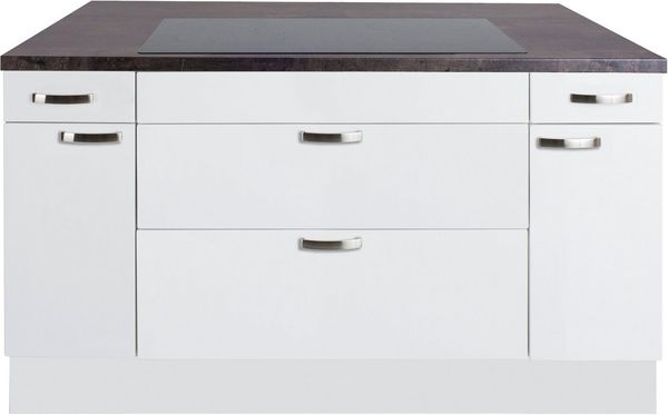 KOCHSTATION Kücheninsel KS-Cara, mit Vollauszügen und Soft-Close-Funktion, Stellbreite 150 x 95 cm
