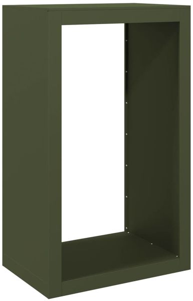 vidaXL Brennholzregal Grün 60x40x100 cm Stahl 850992 Bild 6