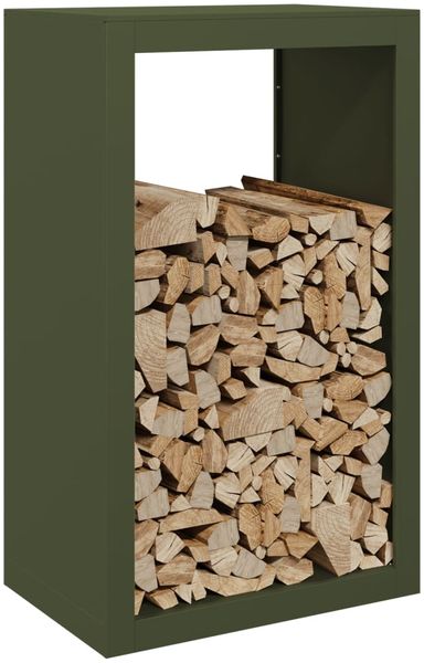 vidaXL Brennholzregal Grün 60x40x100 cm Stahl 850992 Bild 3