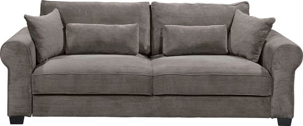 ED EXCITING DESIGN Schlafsofa Angelina, frei im Raum stellbar, mit Bettkasten, mit Schlaffunktion