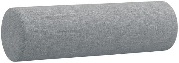 vidaXL 2-Sitzer-Sofa mit Zierkissen Hellgrau 140 cm Stoff 3200782 Bild 6