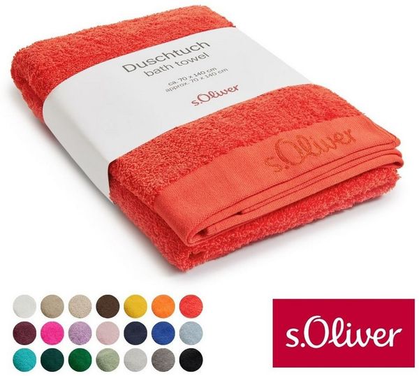 s.Oliver Duschtuch s. Oliver, Walkfrottier (1-St), besonders weich und saugfähig