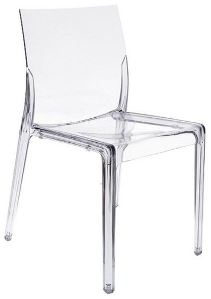 Stapelstuhl Mia Transparent, 46 x 55 x 82 cm Bild 4