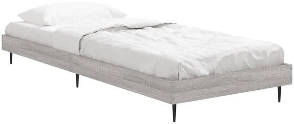vidaXL Bettgestell Grau Sonoma 75x190 cm Holzwerkstoff 832315 Bild 3