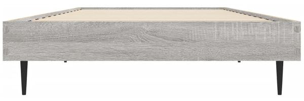 vidaXL Bettgestell Grau Sonoma 75x190 cm Holzwerkstoff 832315 Bild 6