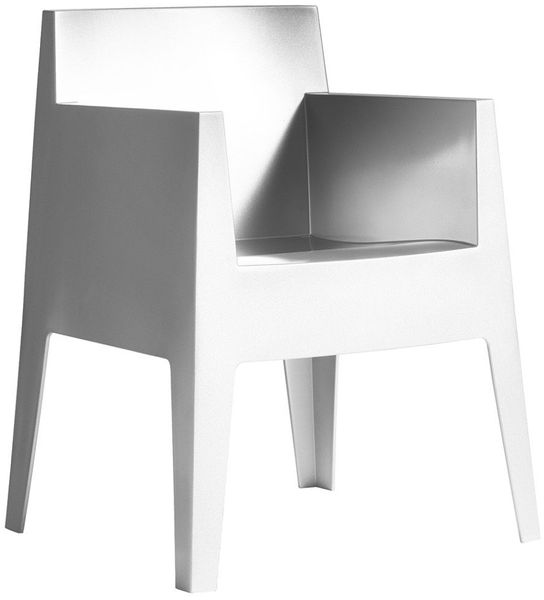 Stapelarmlehnenstuhl Toy Weiss