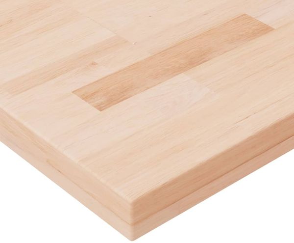 vidaXL Tischplatte Quadratisch 40x40x4 cm Eichenholz Unbehandelt 342942 Bild 3