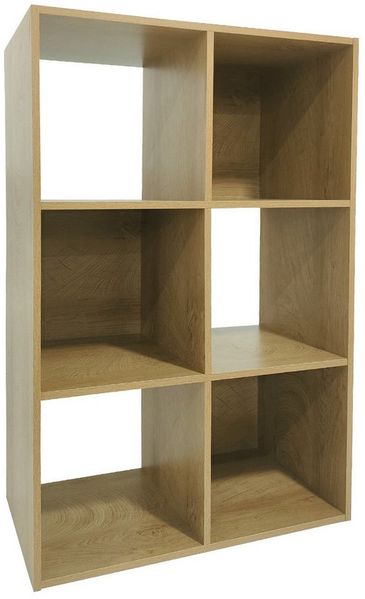 HTI-Line Bücherregal Regal Thekla 6090, Stück, Standregal Bücherregal Raumteiler 6 Regalfächer