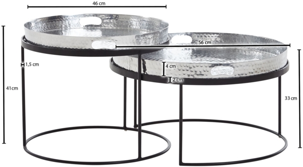 Wohnling Couchtische 2er-Set WL6. 462 Bild 8