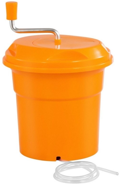 Royal Catering Salatschleuder 12 L manuell Salatsieb Salad Spinner Salattrockner Kurbel