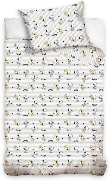 Snoopy Peanuts Bettwäsche Babybettwäsche SNO213021 100x135 cm + 40x60 cm