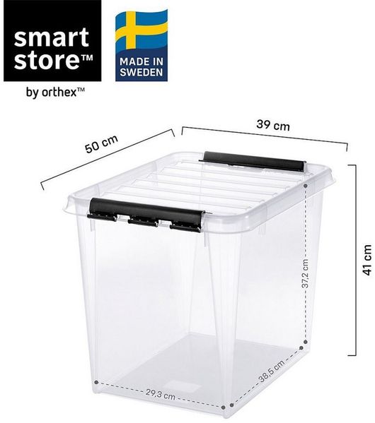 SmartStore Aufbewahrungsbox Classic 52L mit Deckel 52 Liter 50 x 39 x 41 cm