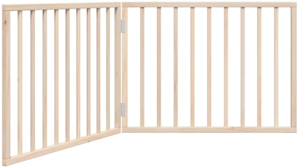 vidaXL Hundegitter Faltbar 2 Paneele 160 cm Pappelholz 352176