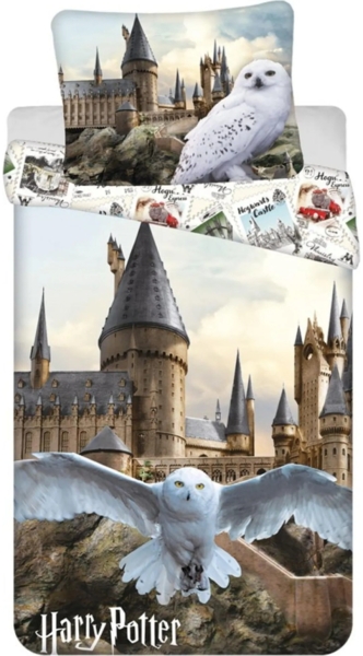 Harry Potter Hedwig Kinder Bettwäsche Baumwolle 140x200 cm mit Kissenbezug 70x90 cm