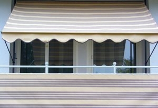 Angerer Freizeitmöbel Klemmmarkise beige-braun, Ausfall: 150 cm, versch. Breiten Bild 5