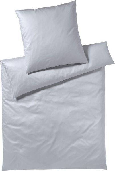Elegante Bettwäsche Solid Jersey, Mako-Satin, 2 teilig, angenehmes Hautgefühl