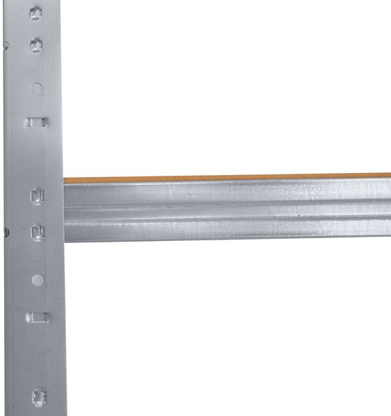 shelfplaza HOME 90x90x30 cm Schwerlastregal in grau-verzinkt mit 3 Böden und 175 kg Traglast pro Boden Bild 3