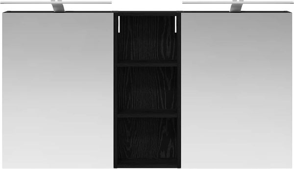 vidaXL Badezimmerschrank-Set 3 pcs 130 x 14,5 x 70 cm Holzwerkstoff 3403769 Bild 6