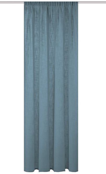 HOME WOHNIDEEN Vorhang 080530 Kombiband Fertigschal SOFTY halbtransparent (1 St), halbtransparent, 100% Polyester