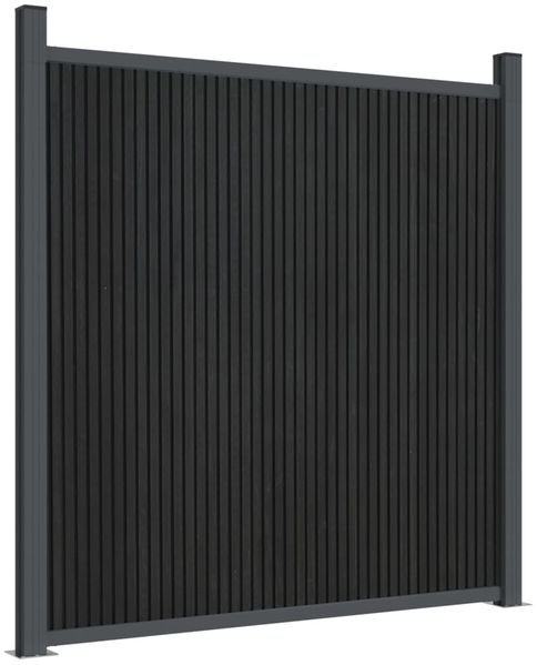 vidaXL Zaunelement Grau 1045x186 cm WPC 3282794 Bild 6