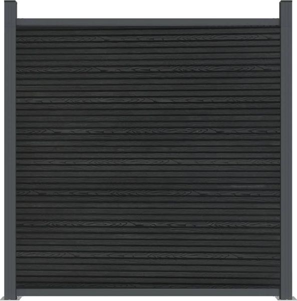 vidaXL Zaunelement Grau 1045x186 cm WPC 3282794 Bild 5